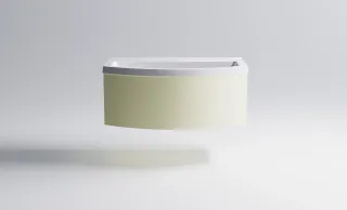 Тумба с раковиной Astra-Form Венеция 2.0 3100003ral1013+04010022 80 см бежевый матовый